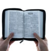 KJV Compact Bible-Black LuxLeather w/Zipper - Image 3