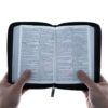 KJV Compact Bible-Black LuxLeather w/Zipper - Image 4