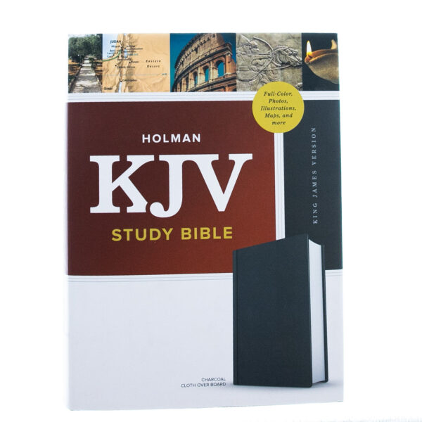 KJV Study Bible, Full-Color, Charcoal Cloth-Over-Board: Study Notes, 206 0464 1 1