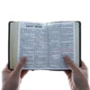 KJV Brown Faux Leather Medium Compact Bible - Image 5