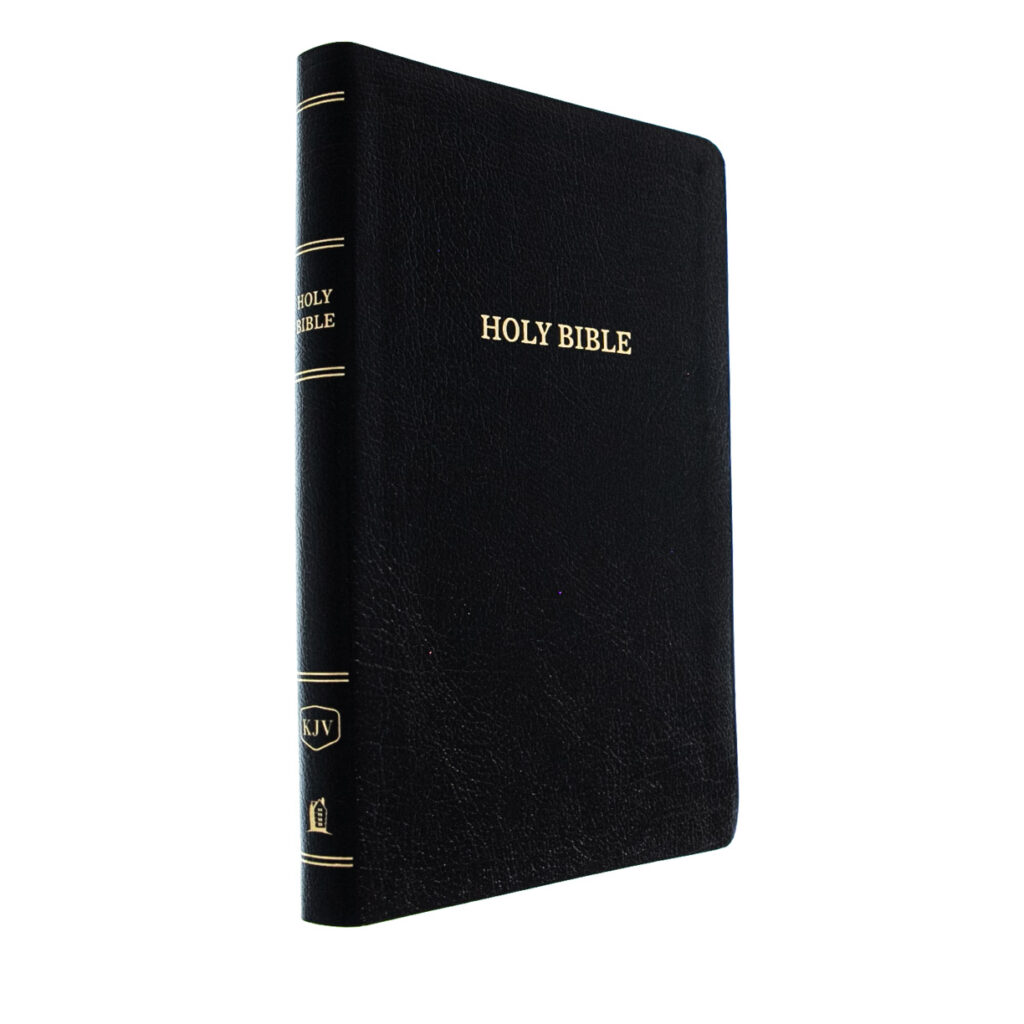 Image of KJV Thinline Reference Bible, Bonded Leather, Black