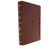 KJV Large Print Personal Size Reference Bible, Brown Leathertouch Indexed