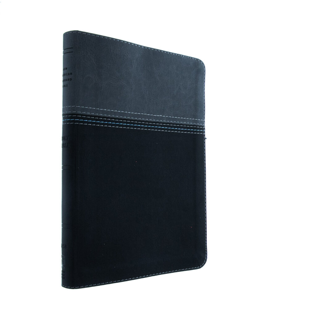 Image of NASB, Thinline Bible, Leathersoft, Black, Red Letter Edition