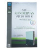 NIV Zondervan Study Bible, Personal Size Leathersoft, Light Blue/Turquoise - Image 2