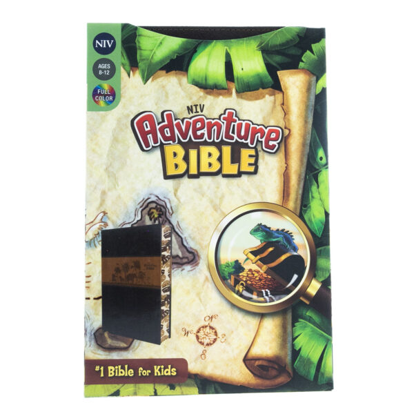 NIV Adventure Bible (Full Color)-Chocolate/Toffee Duo-Tone - Image 2