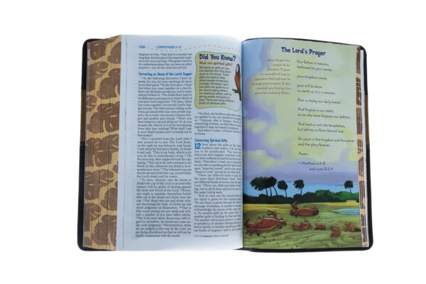 NIV Adventure Bible (Full Color)-Chocolate/Toffee Duo-Tone - Image 4