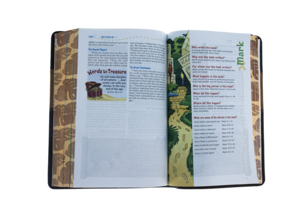 NIV Adventure Bible (Full Color)-Chocolate/Toffee Duo-Tone - Image 5