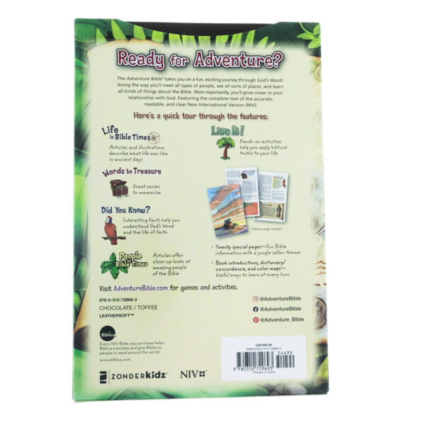 NIV Adventure Bible (Full Color)-Chocolate/Toffee Duo-Tone - Image 6
