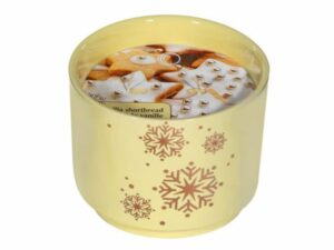 Image of Vanilla Shortbread 19.4oz 2 Wick Ceramic Scentred Candle- Discontinued