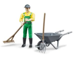 Image of Farmer w/ Accessories Bruder 62610