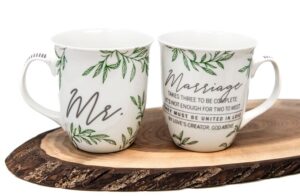 Image of Mug Mr & Mrs Marriage Takes Three – Set of 2