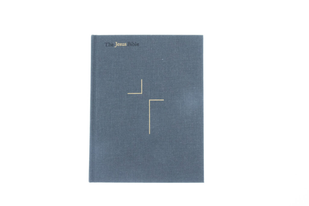 Image of ESV The Jesus Bible, Cloth over Board, Gray Hardcover