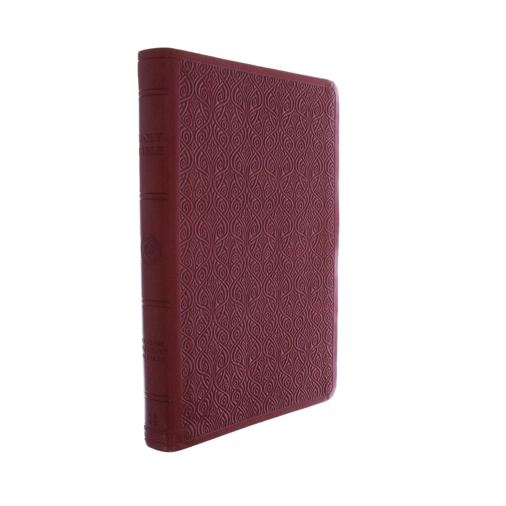 Image of ESV Premium Gift Bible (TruTone, Ruby, Vine Design)