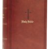 KJV Personal Size Large Print Single-Column Reference Bible - Brown