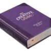 KJV Purple Quarter-bound Faux Leather Hardcover - A Journaling Bible