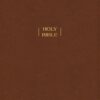 NIV Wide Margin Bible, Leathersoft, Brown