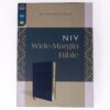 NIV Wide Margin Bible, Leathersoft, Navy - Image 4