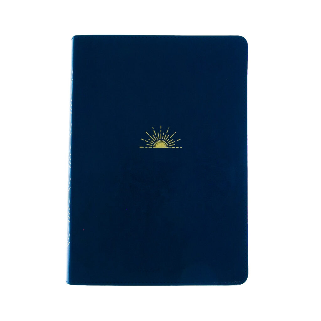 Image of NLT Dayspring Hope & Encouragement Bible-Navy Blue LeatherLike