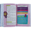 NLT2 Girls Life Application Study Bible -Green/Purple TuTone - Image 4