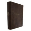 NET Love God Greatly Bible, Brown Indexed