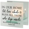 Tealight Holder - In Our Home Let Love Abide