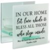 Tealight Holder - In Our Home Let Love Abide - Image 4