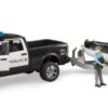 Ram 2500 Police Pickup with Boat Trailer