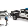 Ram 2500 Police Pickup with Boat Trailer - Image 4