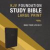 KJV Foundation Large Print Black Study Bible, Thumb Indexed