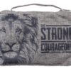 BC: Strong and Courageous Lion Gray - Medium