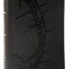 KJV Large Print Personal Size Reference Bible, Charcoal Leathertouch