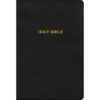 KJV Large Print Thinline Bible, Black Leathertouch - Large Print