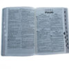 KJV Bible White Faux Leather Large Print Thinline Thumb Index - Image 3