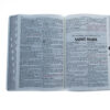 KJV Bible White Faux Leather Large Print Thinline Thumb Index - Image 4