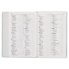 KJV Bible White Faux Leather Large Print Thinline Thumb Index - Image 7