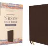 NRSVUE Holy Bible with Apocrypha, Leathersoft, Brown
