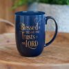 Ceramic Mug - Blessed Is The One Navy 15 oz - Image 3