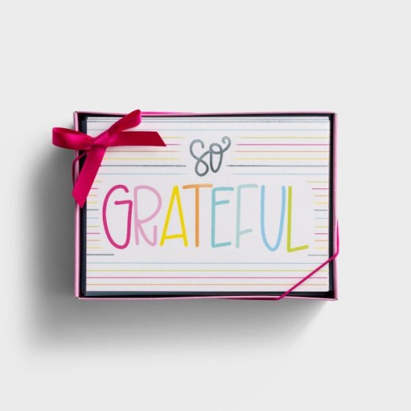 So Grateful - 10 Everyday Blank Note Card Set