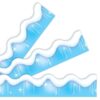Snow and Ice Scalloped Border