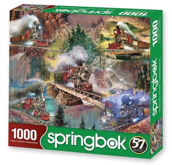 1000 Pc Puzzle - Thrilling Trains - Image 2