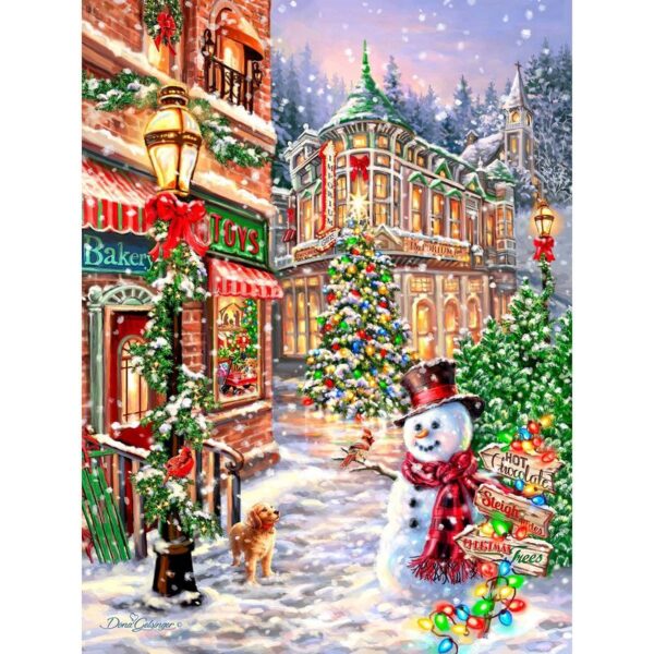 1000 Pc Puzzle - Merry Main Street 654 0249 1