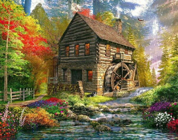 1000 Pc Puzzle - Mill Cottage