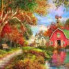 1000 Pc Puzzle - Autumn Barn