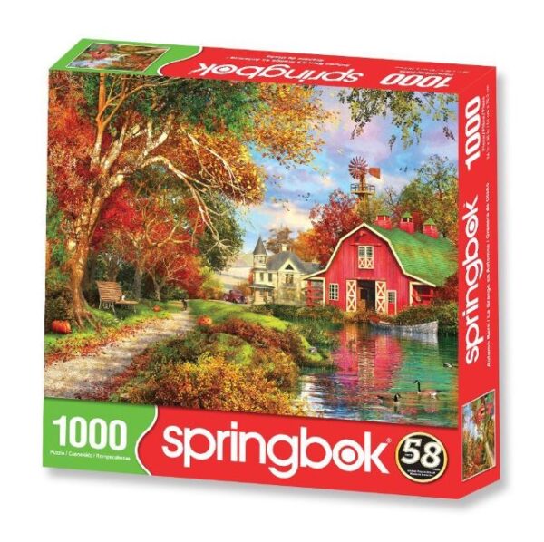 1000 Pc Puzzle - Autumn Barn - Image 2