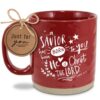 Ceramic Mug - Savior Born - Red 14oz
