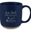 Ceramic Mug - Amen Strengthen & Protect Blue - Image 2