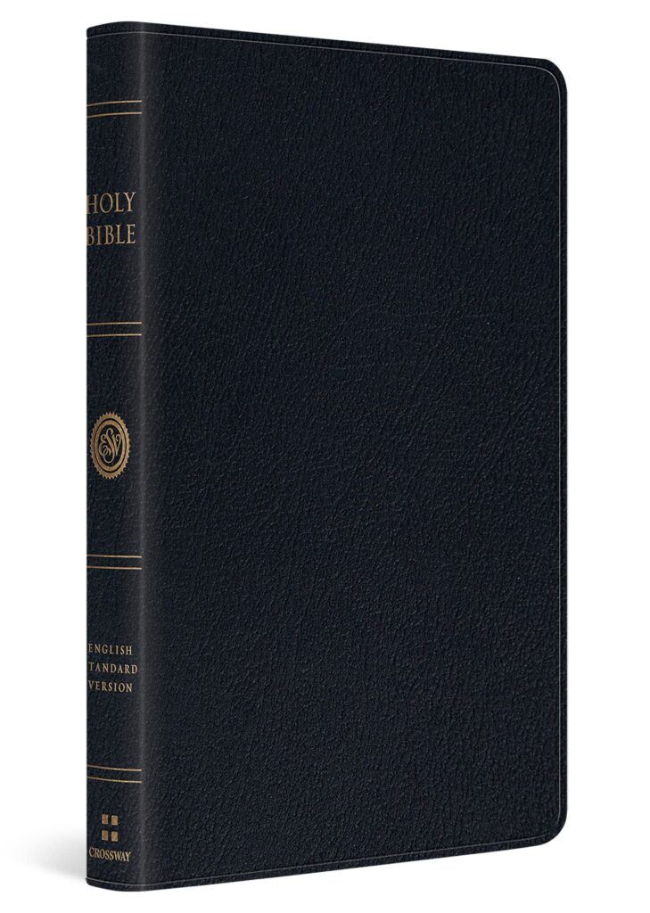Image of Esv Classic Thinline Bible Black Leather