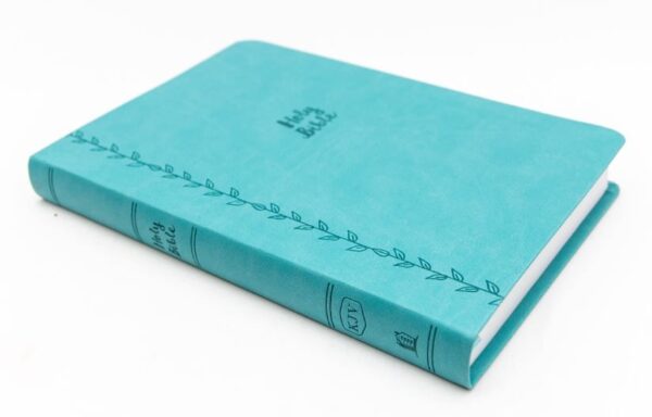 KJV Thinline Bible/Large Print -Comfort Print-Teal Value Leathersoft 206 0053 0 1