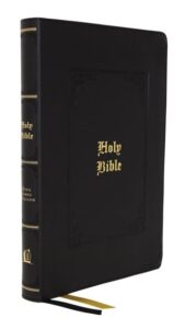 Image of KJV Large Print Center-Column Reference Bible – Black