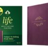 NLT Life Application Study Bible, Third Edition LeatherLike, Purple - Image 2